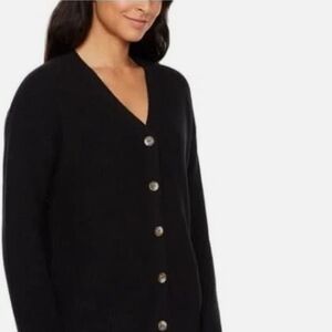 Hudson Jeans Black Knit Cardigan